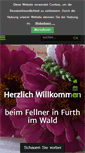 Mobile Screenshot of gasthof-metzgerei-fellner.de