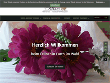 Tablet Screenshot of gasthof-metzgerei-fellner.de